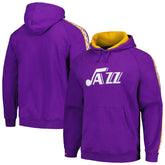 Mitchell & Ness Utah Jazz Hardwood Classics Nights Raglan Pullover Hoodie
