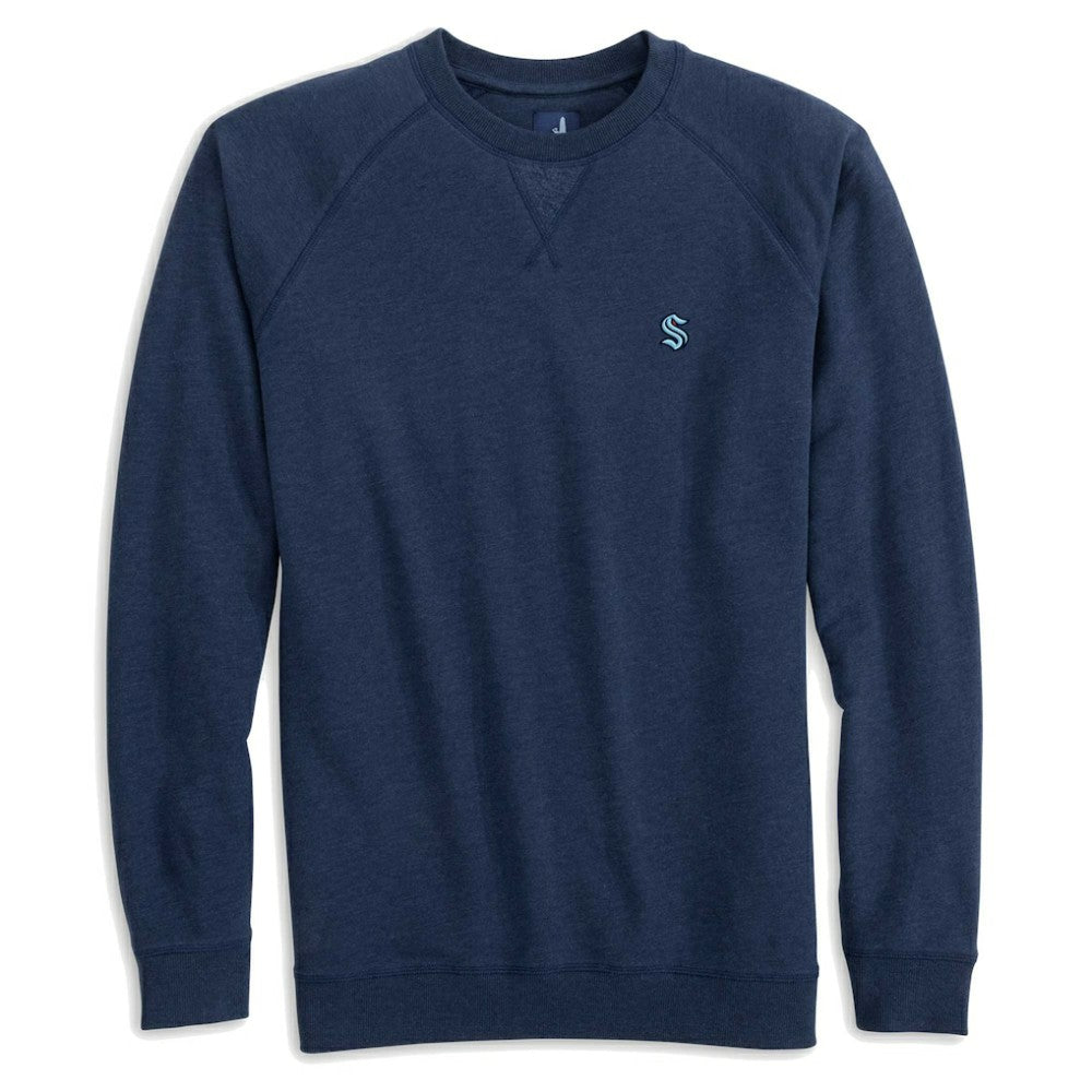 NHL Seattle Kraken johnnie-O Freeman Tri-Blend Raglan Pullover Sweatshirt