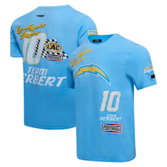 Justin Herbert Pro Standard Fast Lane Name & Number Player T-Shirt - Los Angeles Chargers T-shirts