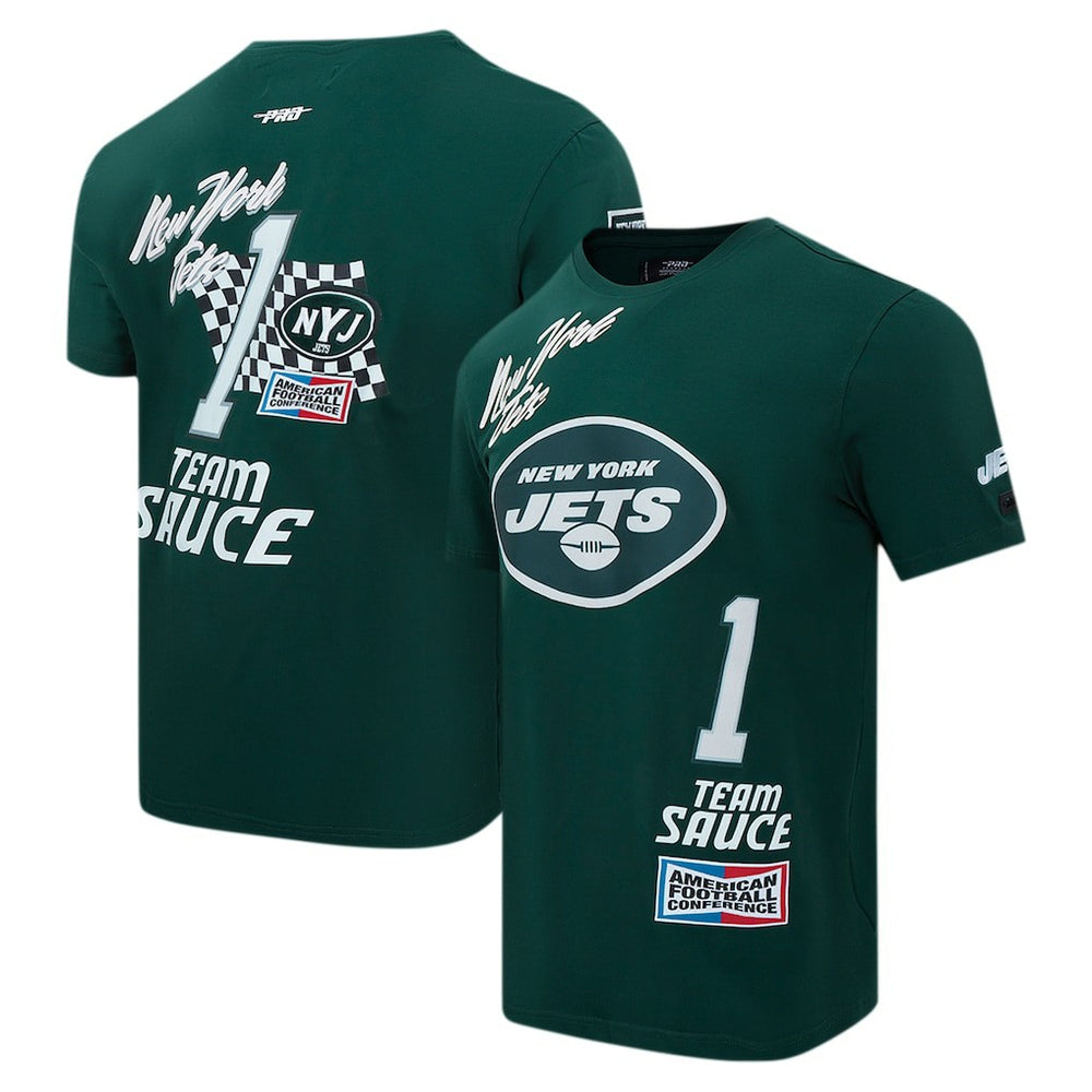 Ahmad Sauce Gardner Pro Standard Fast Lane Name & Number Player T-Shirt - New York Jets T-shirts
