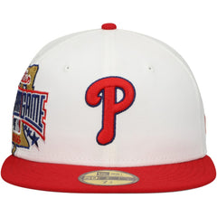 White/Red Philadelphia Phillies New Era Major Sidepatch 59FIFTY Fitted Hat