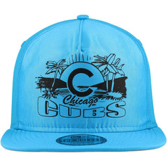 Blue Chicago Cubs New Era Neon Golfer Snapback Hat