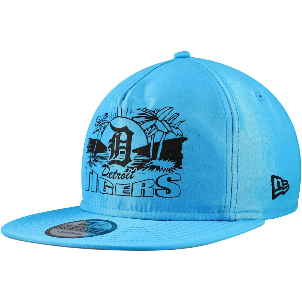 Blue Detroit Tigers New Era Neon Golfer Snapback Hat