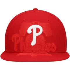 Red Philadelphia Phillies New Era Shadow Logo 59FIFTY Fitted Hat
