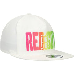 White Boston Red Sox New Era Spring Spectrum Golfer Snapback Hat