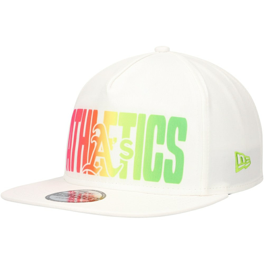 White Athletics New Era Spring Spectrum Golfer Snapback Hat
