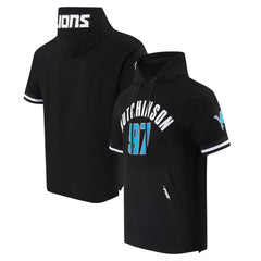 Aidan Hutchinson Pro Standard Player Name & Number Hoodie T-Shirt - Detroit Lions Hoodies