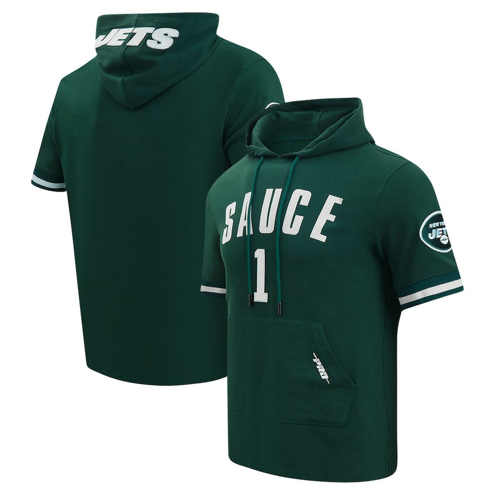 Ahmad Sauce Gardner Pro Standard Player Name & Number Hoodie T-Shirt - New York Jets Hoodies