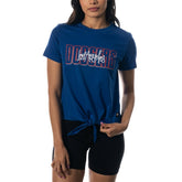 Royal Los Angeles Dodgers The Wild Collective Women's Twist Front T-Shirt