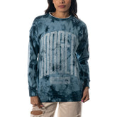 Blue Los Angeles Dodgers The Wild Collective Women's Overdyed Pullover Sweatshirt