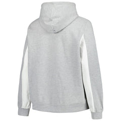 Heather Gray Profile San Diego Padres Women's Plus Size Pullover Hoodie