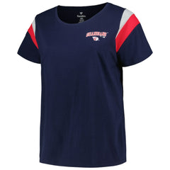 Navy Cleveland Guardians Profile Women's Plus Size Scoop Neck T-Shirt