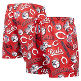 Black Cincinnati Reds Pro Standard Toss Logo Woven Shorts