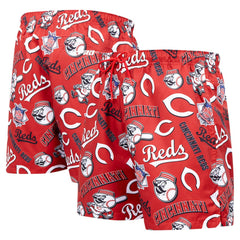 Black Cincinnati Reds Pro Standard Toss Logo Woven Shorts