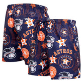 Navy Houston Astros Pro Standard Toss Logo Woven Shorts