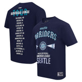 Navy Seattle Mariners Pro Standard Oversized City Tour T-Shirt