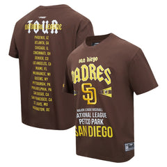 Brown San Diego Padres Pro Standard Oversized City Tour T-Shirt