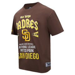 Brown San Diego Padres Pro Standard Oversized City Tour T-Shirt