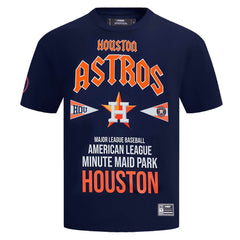 Navy Houston Astros Pro Standard Oversized City Tour T-Shirt