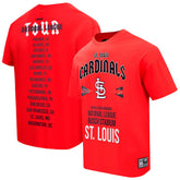Red St. Louis Cardinals Pro Standard Oversized City Tour T-Shirt