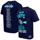 Navy Tampa Bay Rays Pro Standard Oversized City Tour T-Shirt