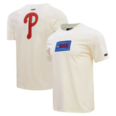 Cream Philadelphia Phillies Pro Standard Club Member Badge T-Shirt