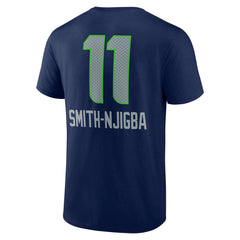 Jaxon Smith-Njigba Team Wordmark Player Name & Number T-Shirt - Seattle Seahawks T-shirts