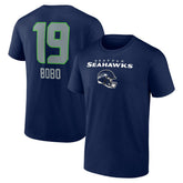 Jake Bobo Team Wordmark Player Name & Number T-Shirt - Seattle Seahawks T-shirts