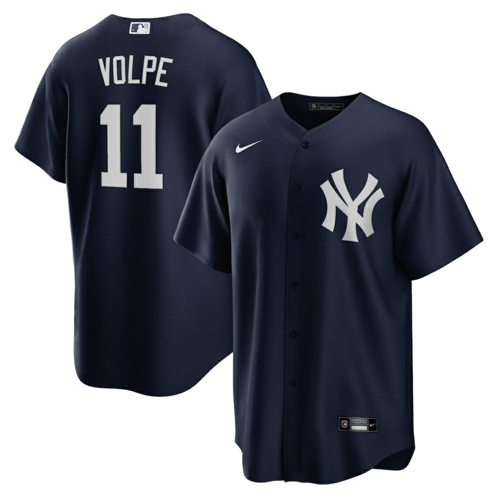 Navy Anthony Volpe New York Yankees Nike Big & Tall Alternate Replica Player Jersey