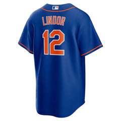 Royal Francisco Lindor New York Mets Nike Big & Tall Alternate Replica Player Jersey