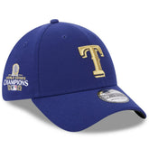 Royal Texas Rangers New Era 2024 Gold Collection 39THIRTY Flex Hat