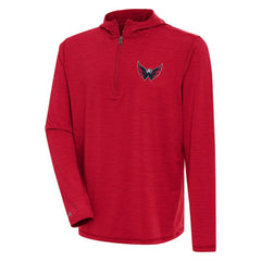 NHL Washington Capitals Antigua Tidy Quarter-Zip Pullover Hoodie
