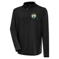 Boston Celtics Antigua Tidy Quarter-Zip Lightweight Pullover Top