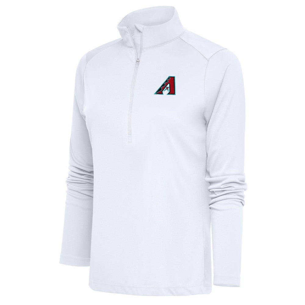 Zip Pullover Top Arizona Diamondbacks Antigua Women's Tribute Half-Zip Pullover Top – White