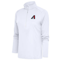 Zip Pullover Top Arizona Diamondbacks Antigua Women's Tribute Half-Zip Pullover Top – White