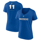 Kyrie Irving Dallas Mavericks Women's Behind The Back Name & Number V-Neck T-Shirt sale