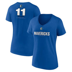 Kyrie Irving Dallas Mavericks Women's Behind The Back Name & Number V-Neck T-Shirt sale