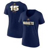 Nikola Jokic Denver Nuggets Women's Behind The Back Name & Number V-Neck T-Shirt sale