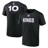 Domantas Sabonis Sacramento Kings Behind The Back Name & Number T-Shirt