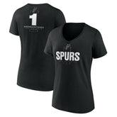 Victor Wembanyama San Antonio Spurs Women's Behind The Back Name & Number V-Neck T-Shirt