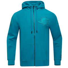 Pro Standard Triple Tonal Full-Zip Hoodie - Miami Dolphins Hoodies