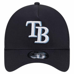 Navy Tampa Bay Rays New Era Team Color A-Frame 9FORTY Adjustable Hat
