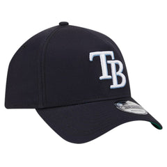 Navy Tampa Bay Rays New Era Team Color A-Frame 9FORTY Adjustable Hat