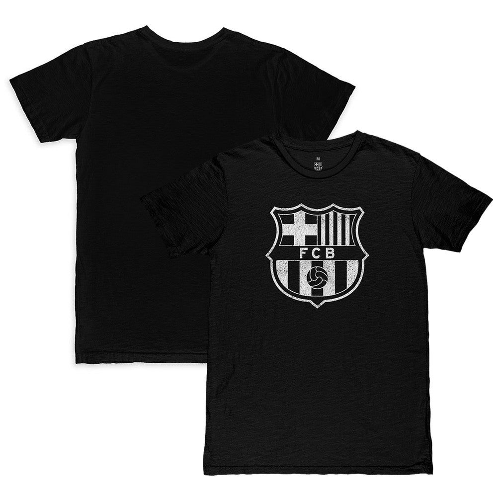 Barcelona 1863FC Mono Crest Slub T-Shirt