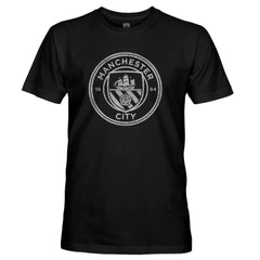Manchester City 1863FC Mono Crest Slub T-Shirt