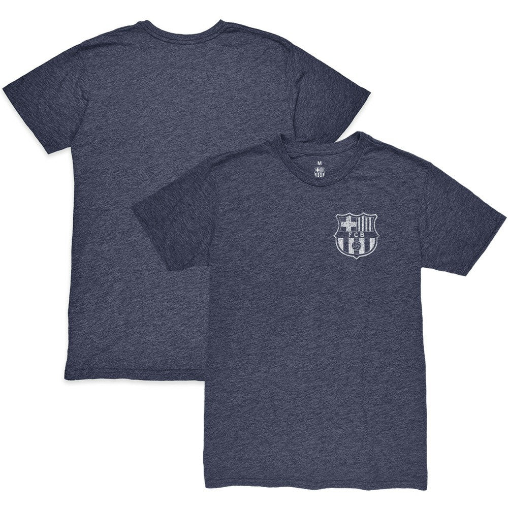 Barcelona 1863FC Front Back Date Twisted Tri-Blend T-Shirt