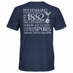 Tottenham Hotspur 1863FC Front Back Text Twisted Tri-Blend Slub T-Shirt