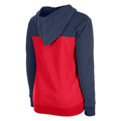 Navy Minnesota Twins New Era Women's Color Block Full-Zip Hoodie Jacket