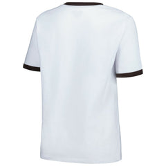 White San Diego Padres New Era Women's Oversized Ringer T-Shirt