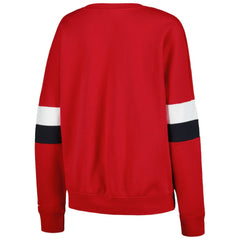 Red St. Louis Cardinals New Era Women's Game Day Crew Pullover Sweatshirt